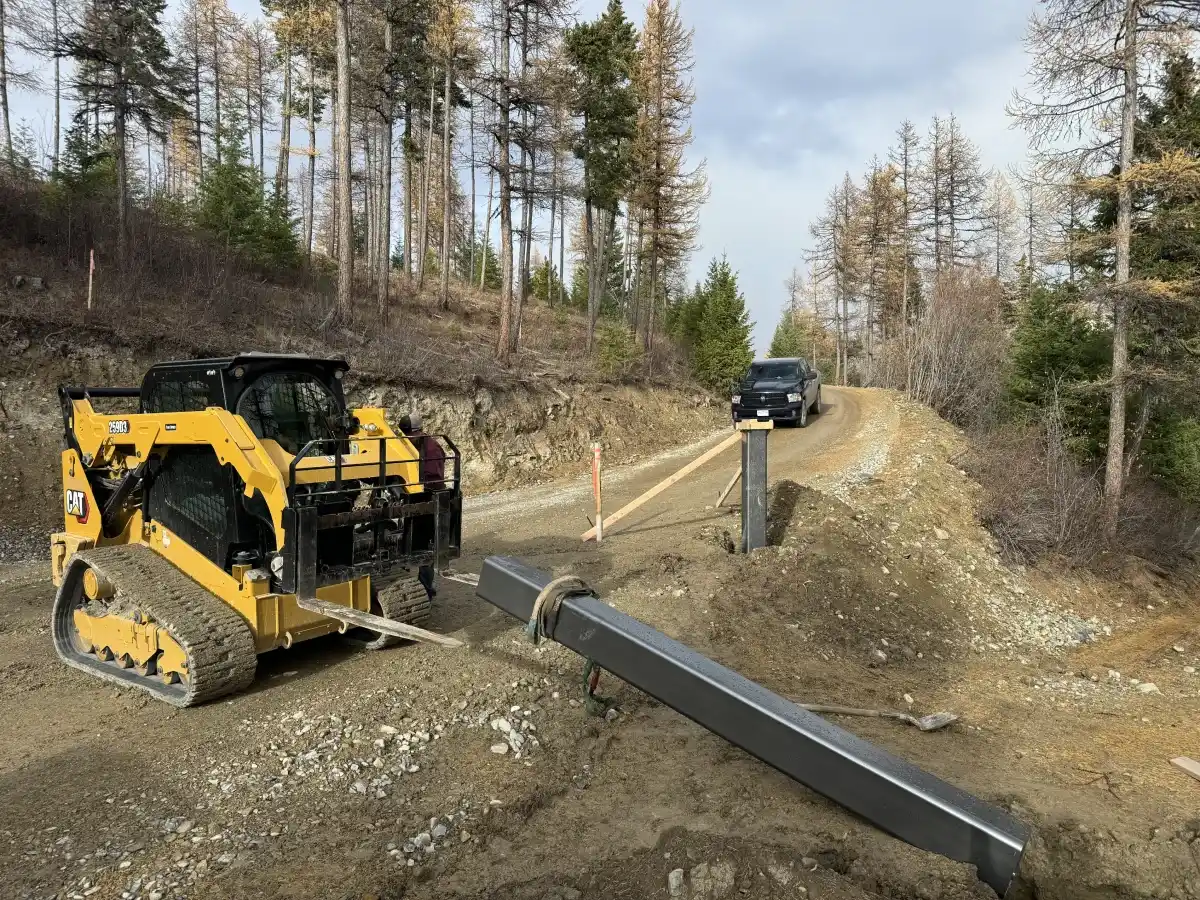 Setting Posts for Gates - 1