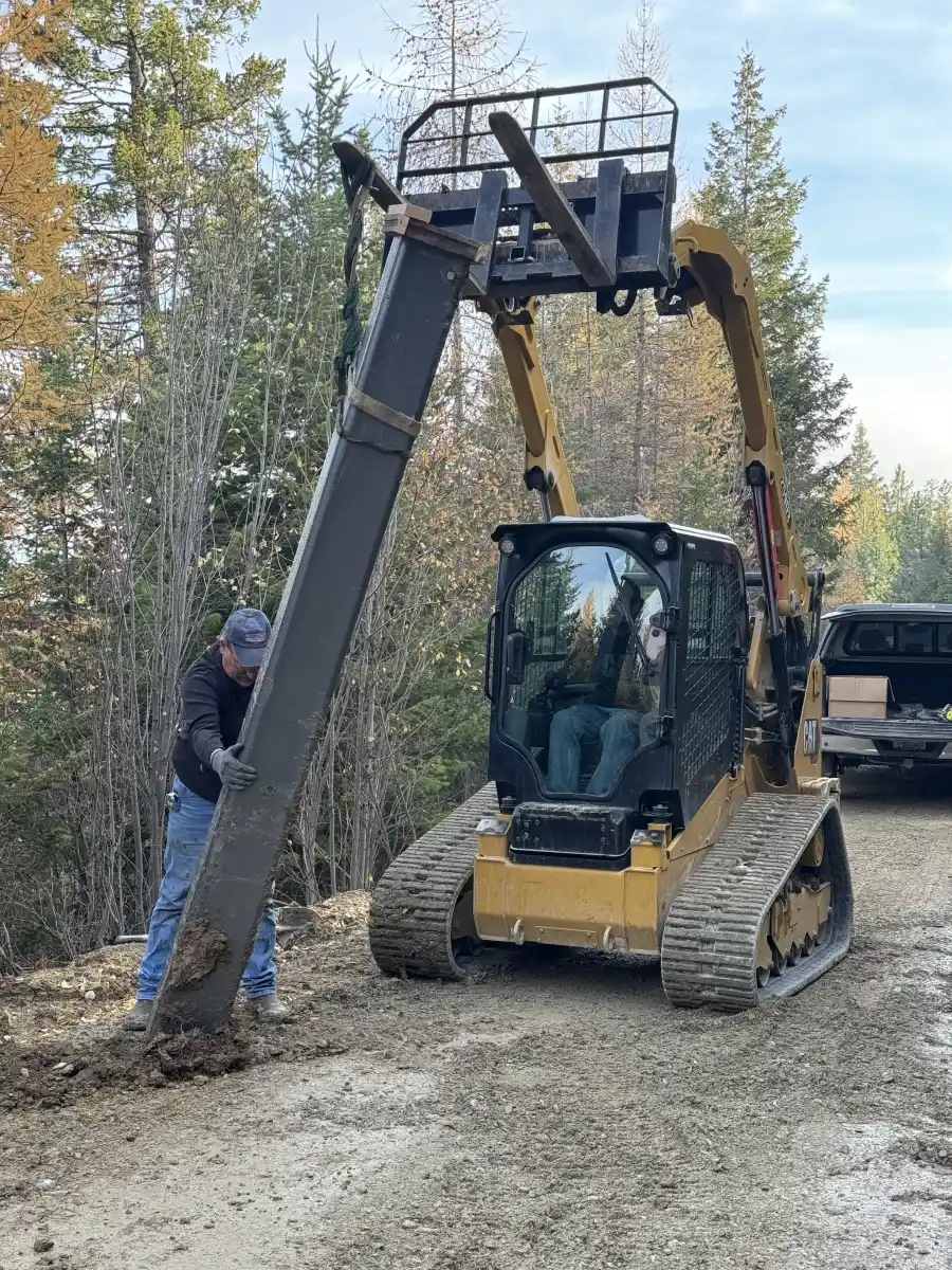 Setting Posts for Gates - 2