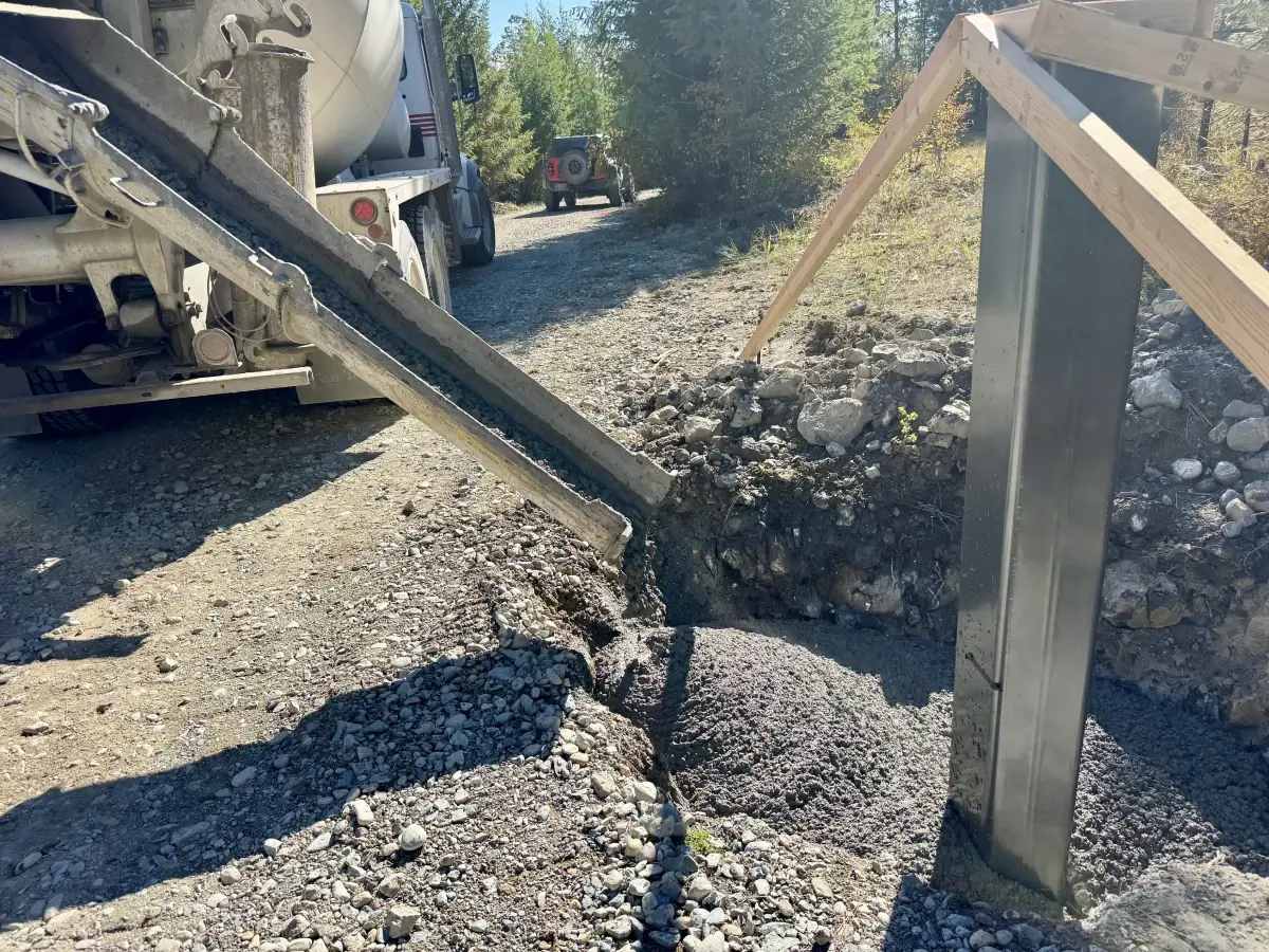 Setting Posts for Gates - 5