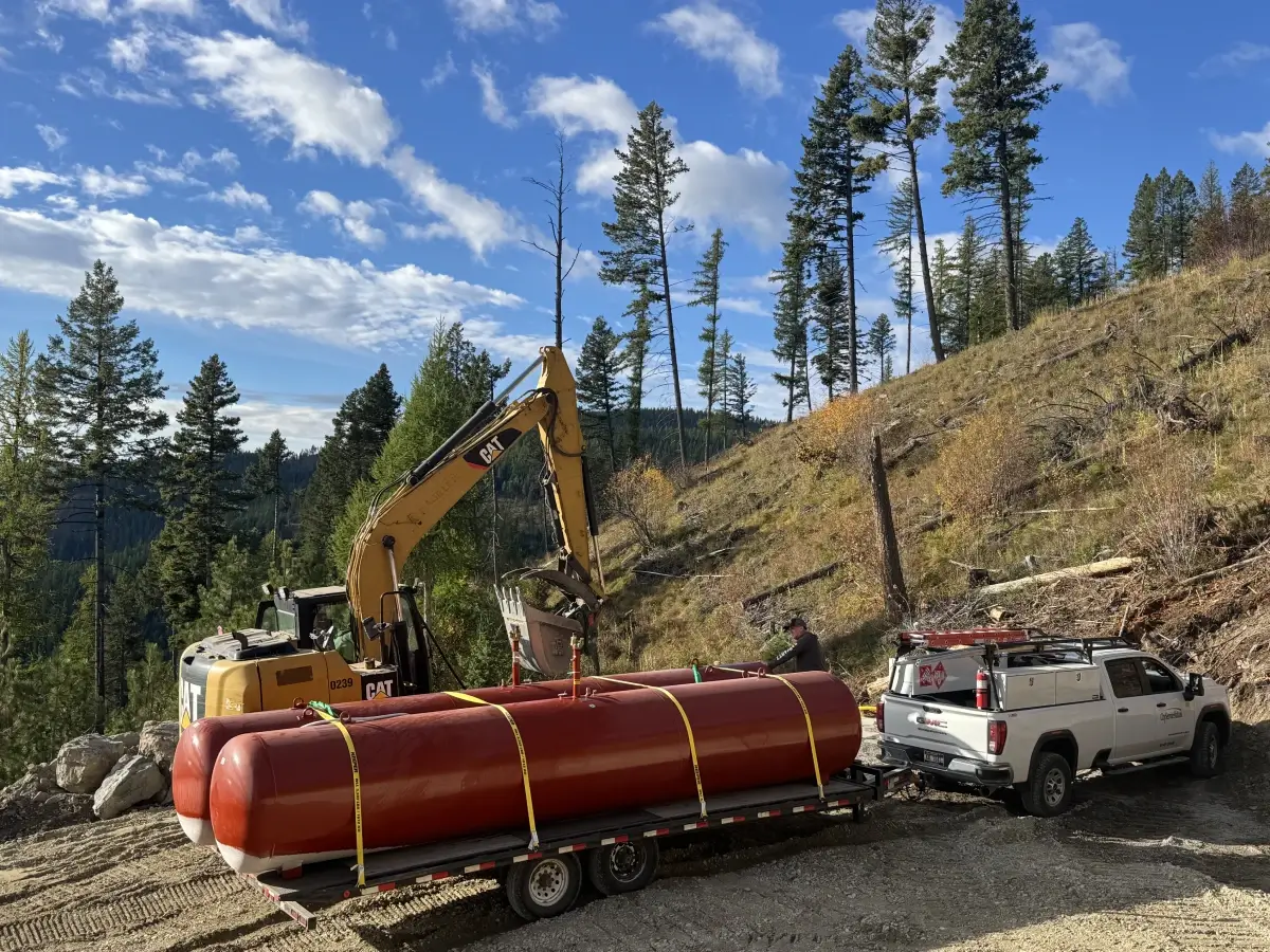 Installing Propane Distribution System - 1