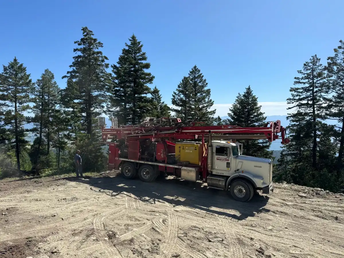 Setting Up to Drill Water Wells - 3