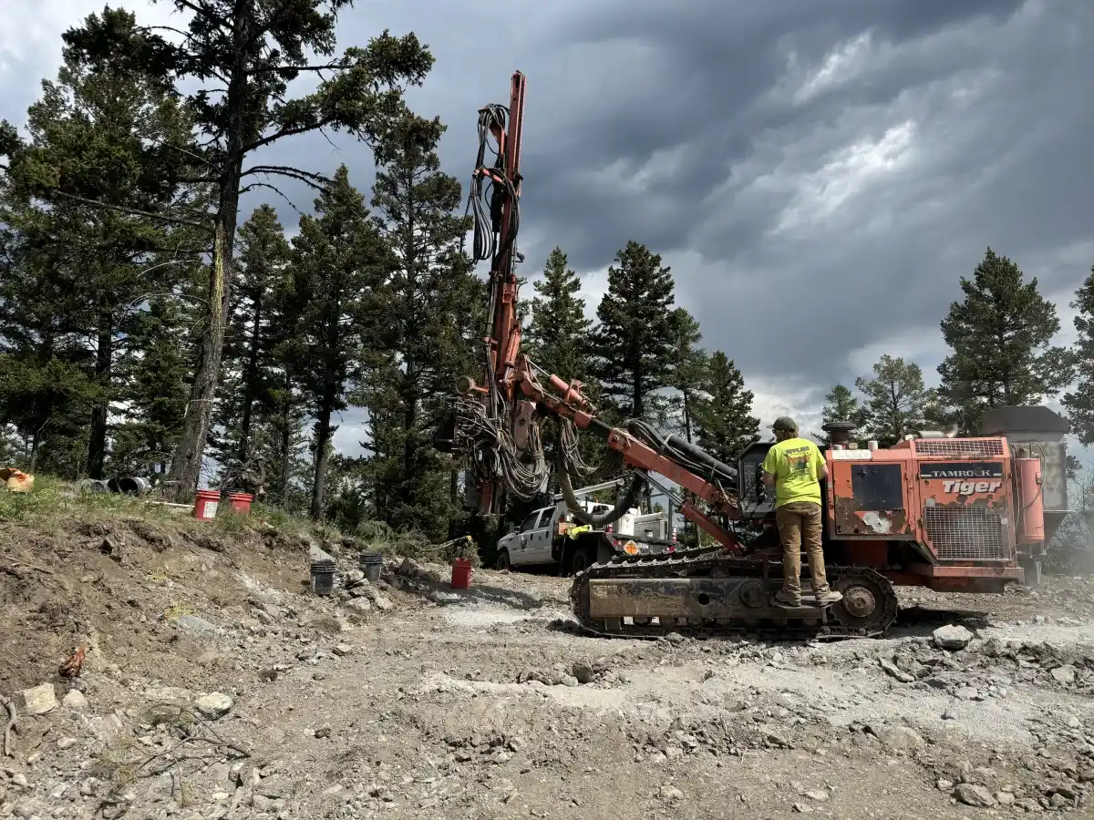 Preparing to Demolish Rock Using Dynamite - 4